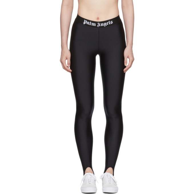 Palm Angels Striped low-rise jersey leggings Palm Angels