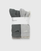 Nike Everyday Plus Cushioned Training Crew Socks (6 Pairs) Grey Socks