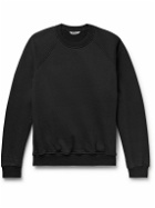 Auralee - Cotton-Jersey Sweatshirt - Black
