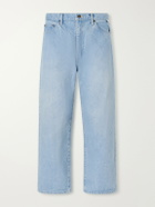 WTAPS - Blues Wide-Leg Logo-Embroidered Jeans - Blue