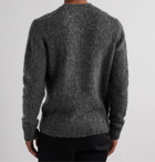 Aspesi - Brushed Shetland Wool Sweater - Gray