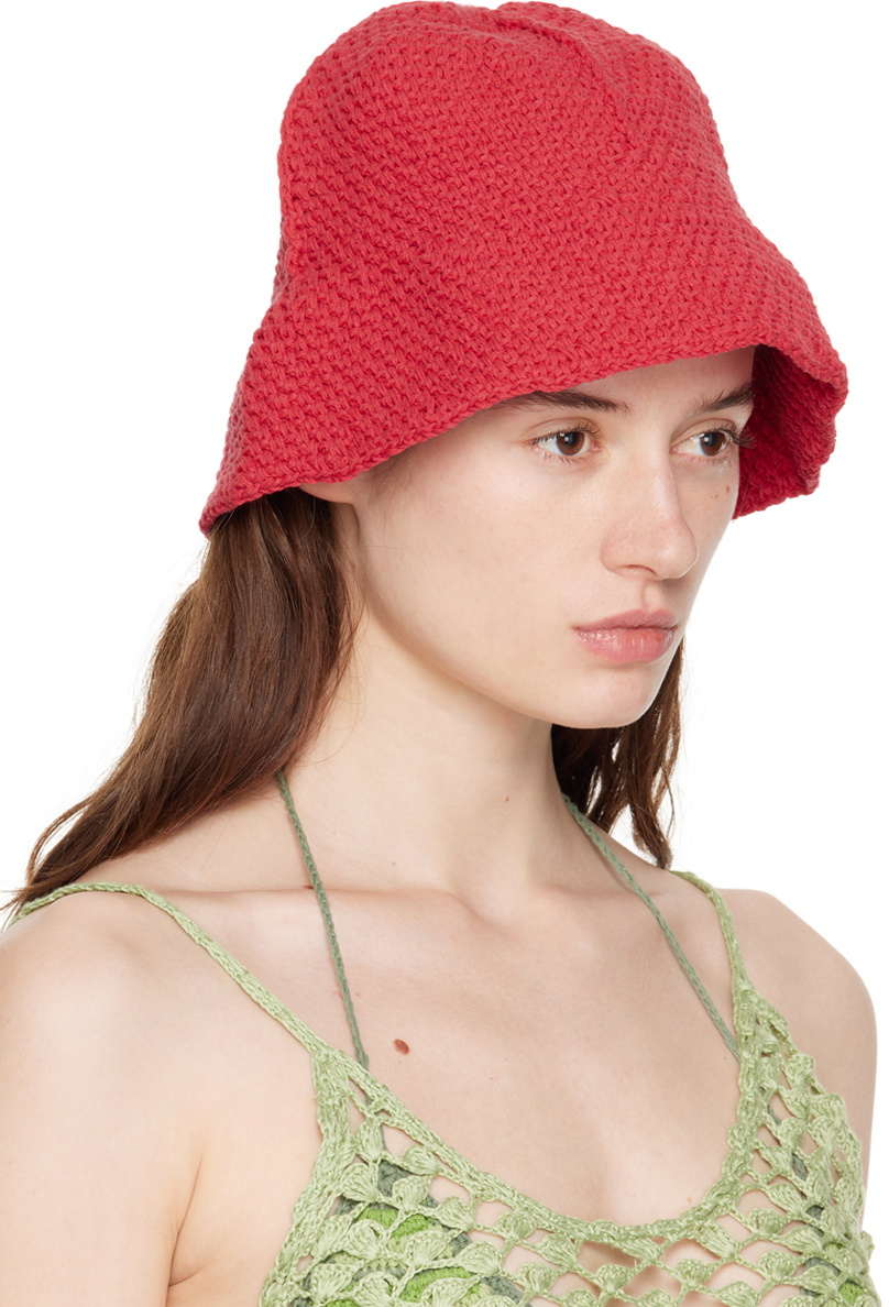 Akoia SSENSE Exclusive Red Jamur Hat