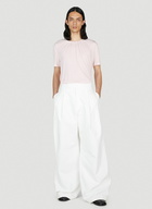 Aaron Esh - Double Pleat Pants in White