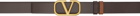 Valentino Garavani Reversible Brown Vlogo Signature Belt