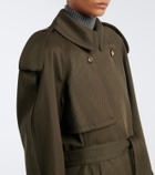 Victoria Beckham Esmee virgin wool trench coat