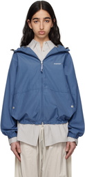 Snow Peak Blue Light Mountain Cloth Zip Up Jacket