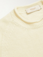 Agnona - Cashmere and Silk-Blend Sweater - White
