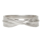 Maison Margiela Silver Twist Ring