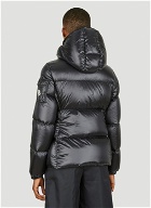 Fourmine Hooded Puffer Jacket in Black