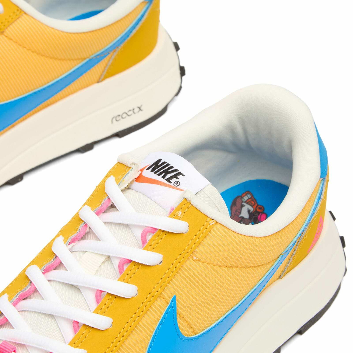 Nike Men's ACG LDV Sneaker in Dk Sulfur/Photo Blue/Sail/White/Black/Hyper Pink