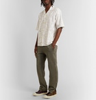 Needles - Camp-Collar Embroidered Cotton Shirt - Neutrals