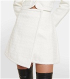 Proenza Schouler White Label cotton tweed wrap skirt