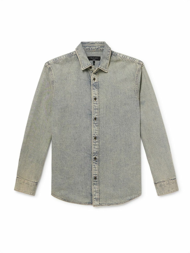 Photo: Rag & Bone - Finch Denim Shirt - Green