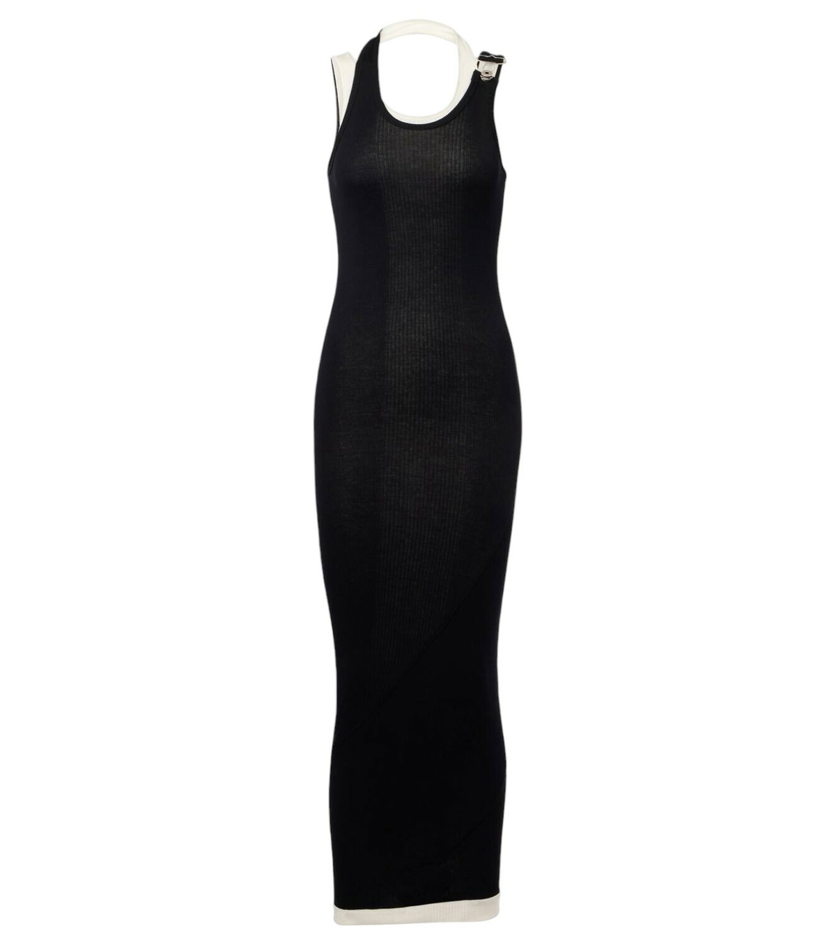 ワンピース JEAN PAUL GAULTIER BLACK VISCOSE MAXI DRESS Jean Paul Gaultier Black Viscose Maxi Dress Jean Paul Gaultier