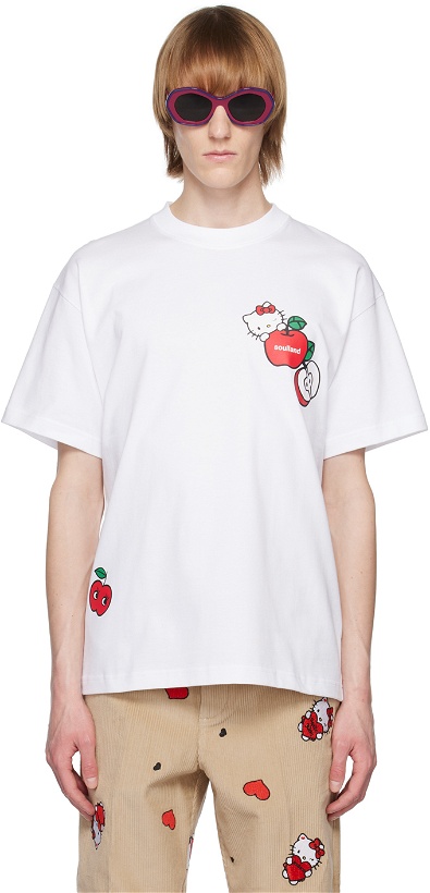 Photo: Soulland White Hello Kitty Edition Apple T-Shirt