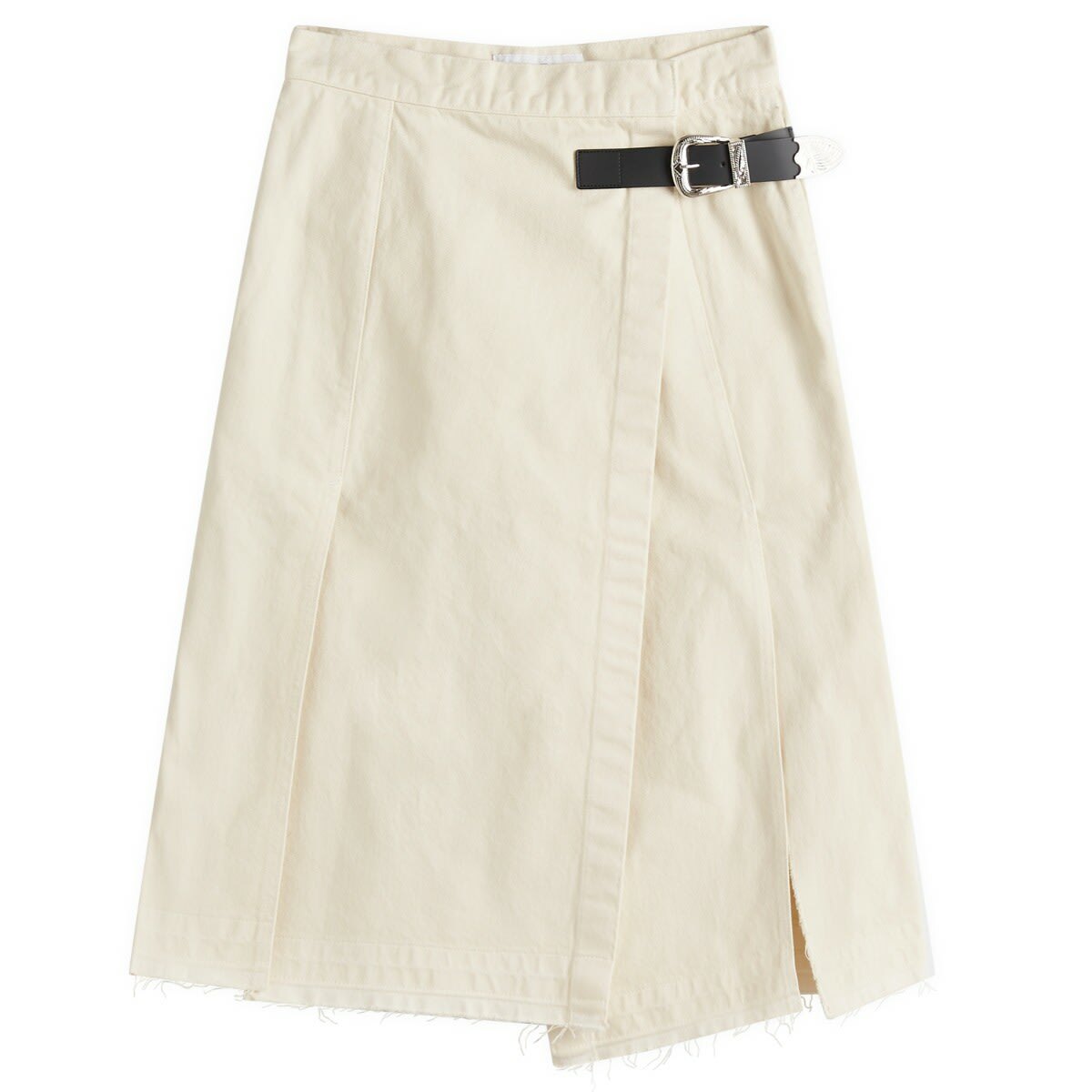 TOGA ARCHIVES Women's TOGA Denim Wrap Skirt in Off White
