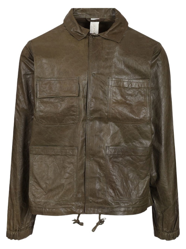 Photo: Giorgio Brato Washed Leather Field Jacket