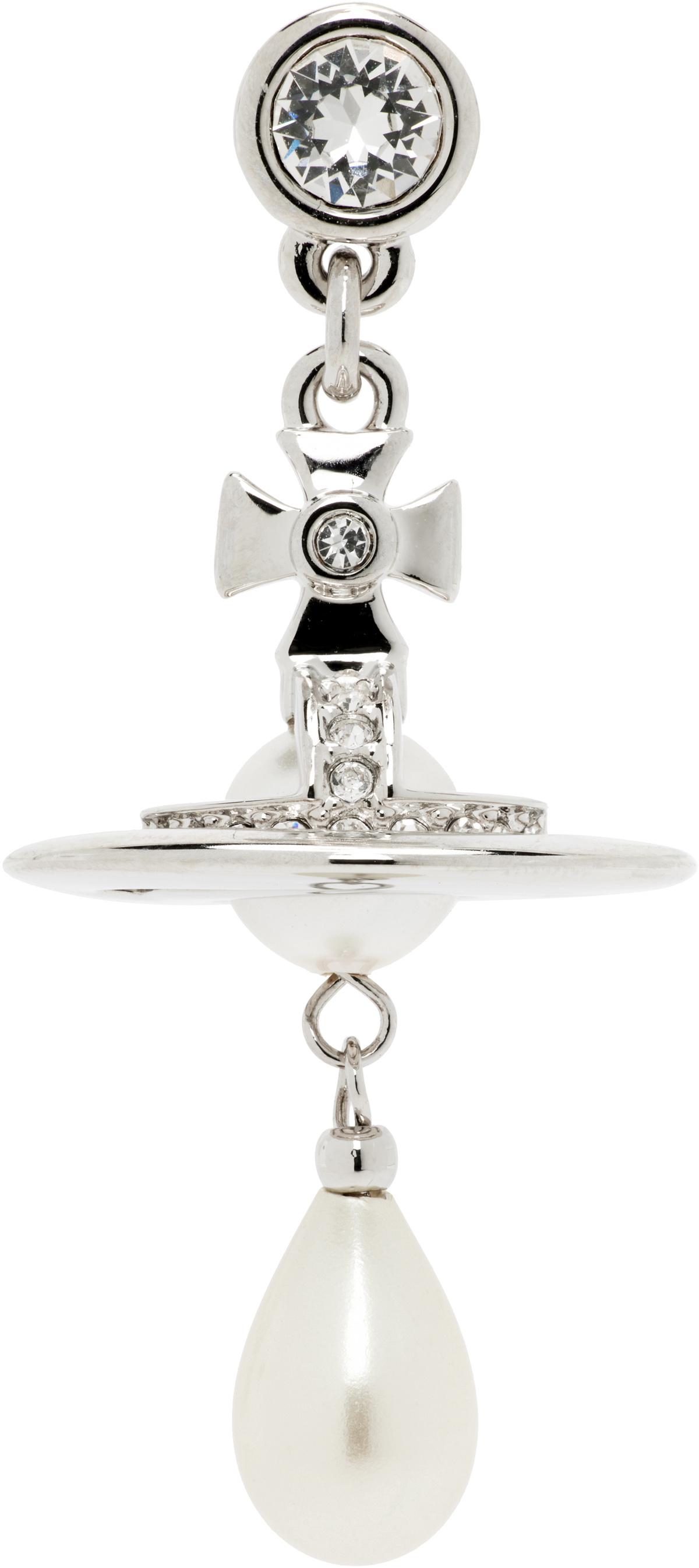 Vivienne Westwood Faux-Pearl Drop Single Earring