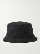 KENZO - Appliquéd Logo-Embroidered Cotton-Canvas Bucket Hat - Black