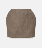 Magda Butrym Wool miniskirt