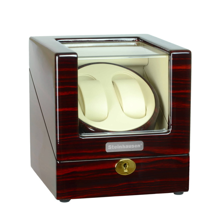 Photo: Steinhausen Heritage Cherrywood Double Watch Winder SW1901