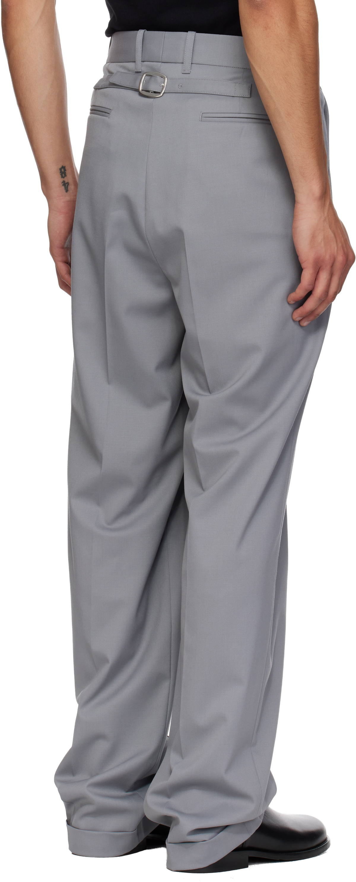 Peter Do Gray Jade Trousers