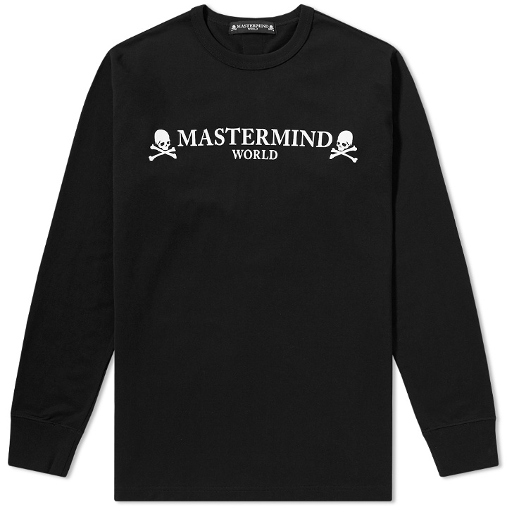 Photo: MASTERMIND WORLD Long Sleeve Circle Back Logo Tee