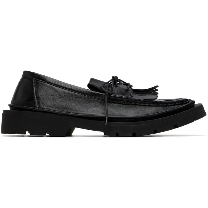 Photo: Maison Margiela Black Level Fringed Loafers