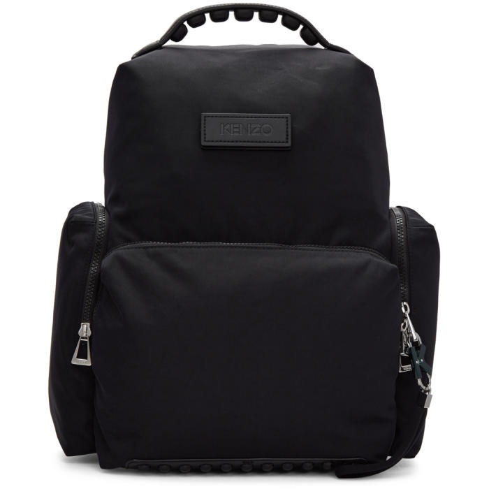 Photo: Kenzo Black Nylon Solid Backpack
