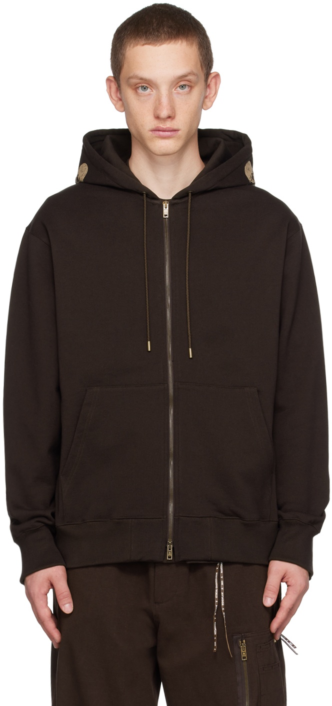 Photo: MASTERMIND WORLD Brown Rubbed Hoodie