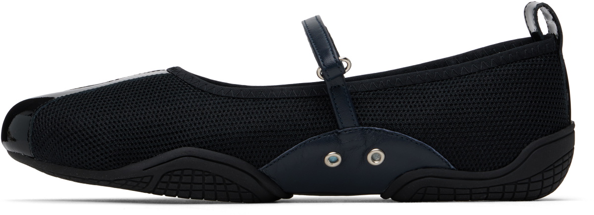 Nicole Saldaña Black Sophie Ballerina Flats