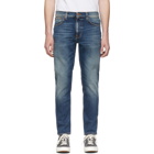 Nudie Jeans Indigo Lean Dean Jeans