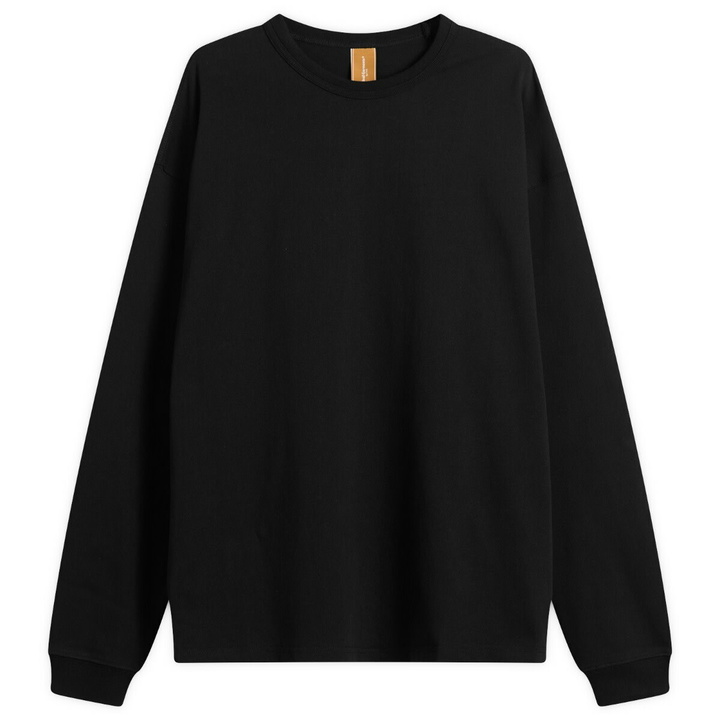 Photo: FrizmWORKS Men's OG Double Rib Longsleeve T-Shirt in Black