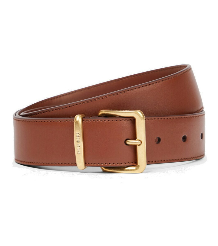 Photo: Miu Miu Leather belt