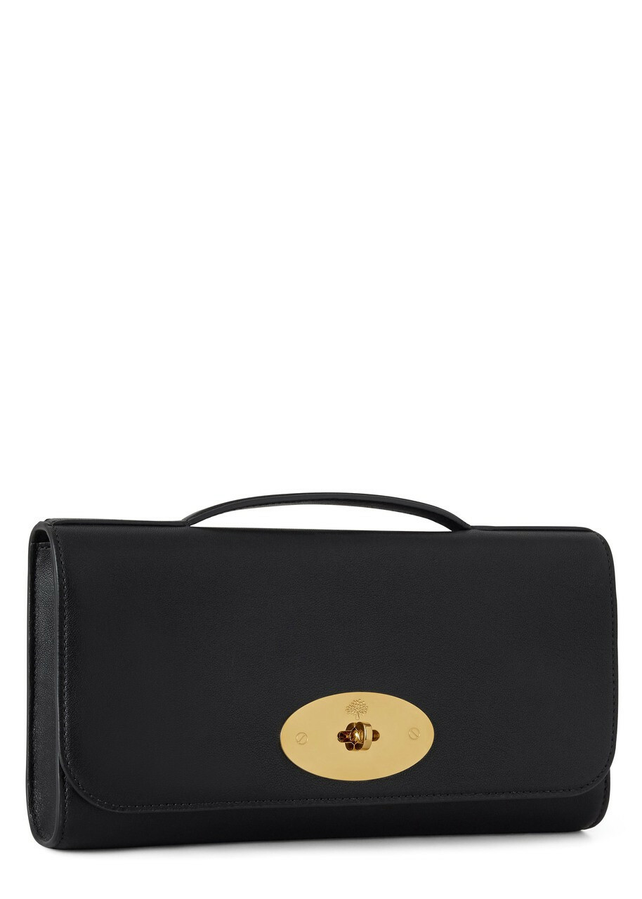 Mulberry Lily Vesta Nappa Leather Clutch - Black - One Size