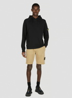 Stone Island - Logo Patch Shorts in Beige