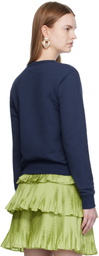 Valentino Navy 'Le Chien De La Maison' Sweatshirt
