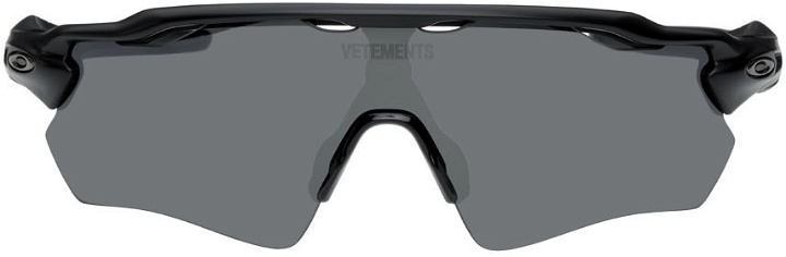 Photo: VETEMENTS Black Oakley Edition Shield Sunglasses