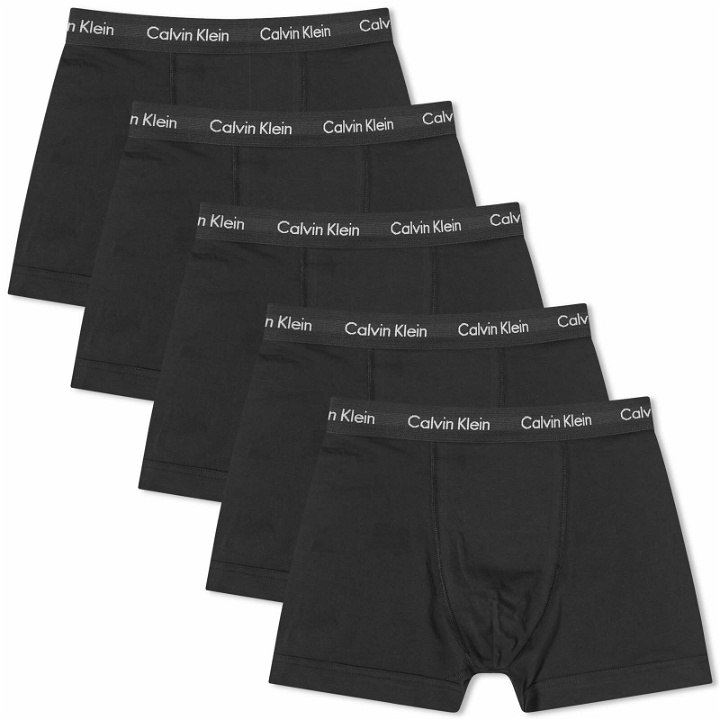 Photo: Calvin Klein Men's Trunk - 5 Pack in Black