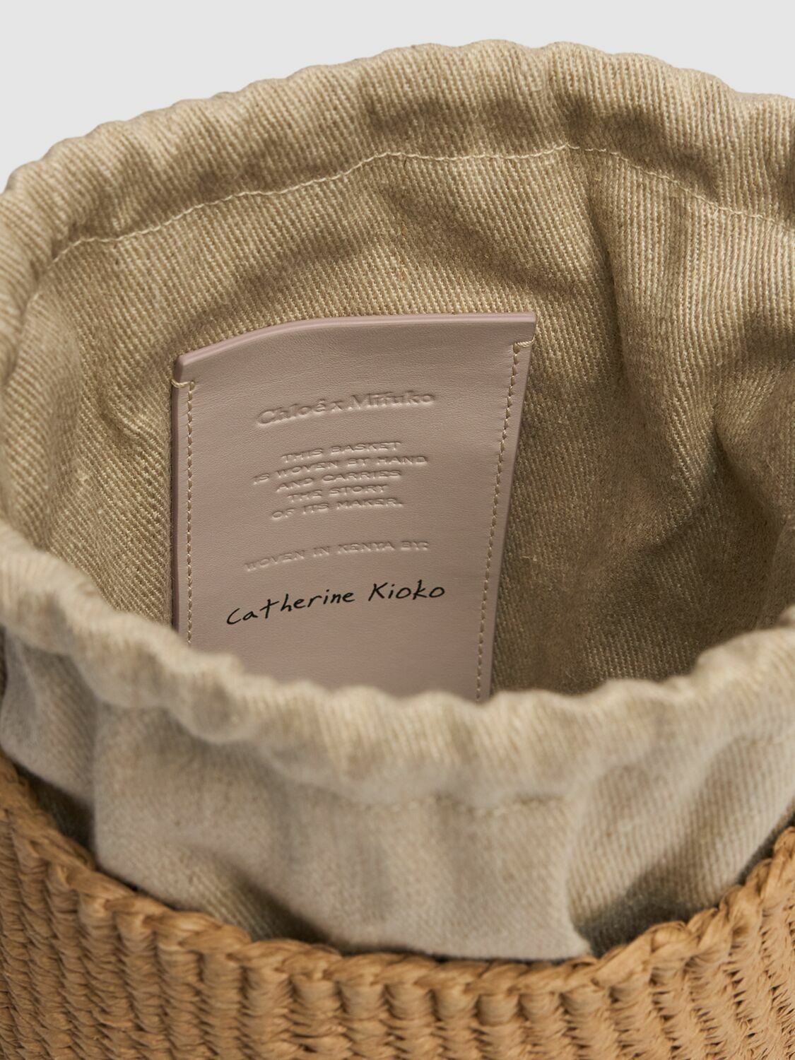 CHLOÉ Small Woody Bucket Top Handle Bag