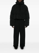 ENTIRE STUDIOS Black Cropped Puffer Jacket