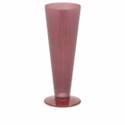 HAY Conical Vase - Small in Rose/Dark Red 