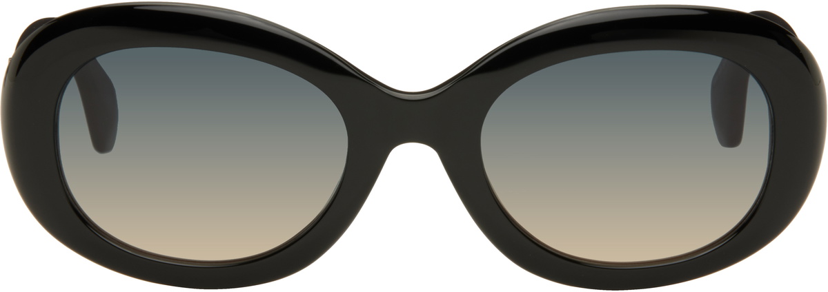 Vivienne Westwood Gold Hardware Orb Oval Sunglasses Vivienne Westwood