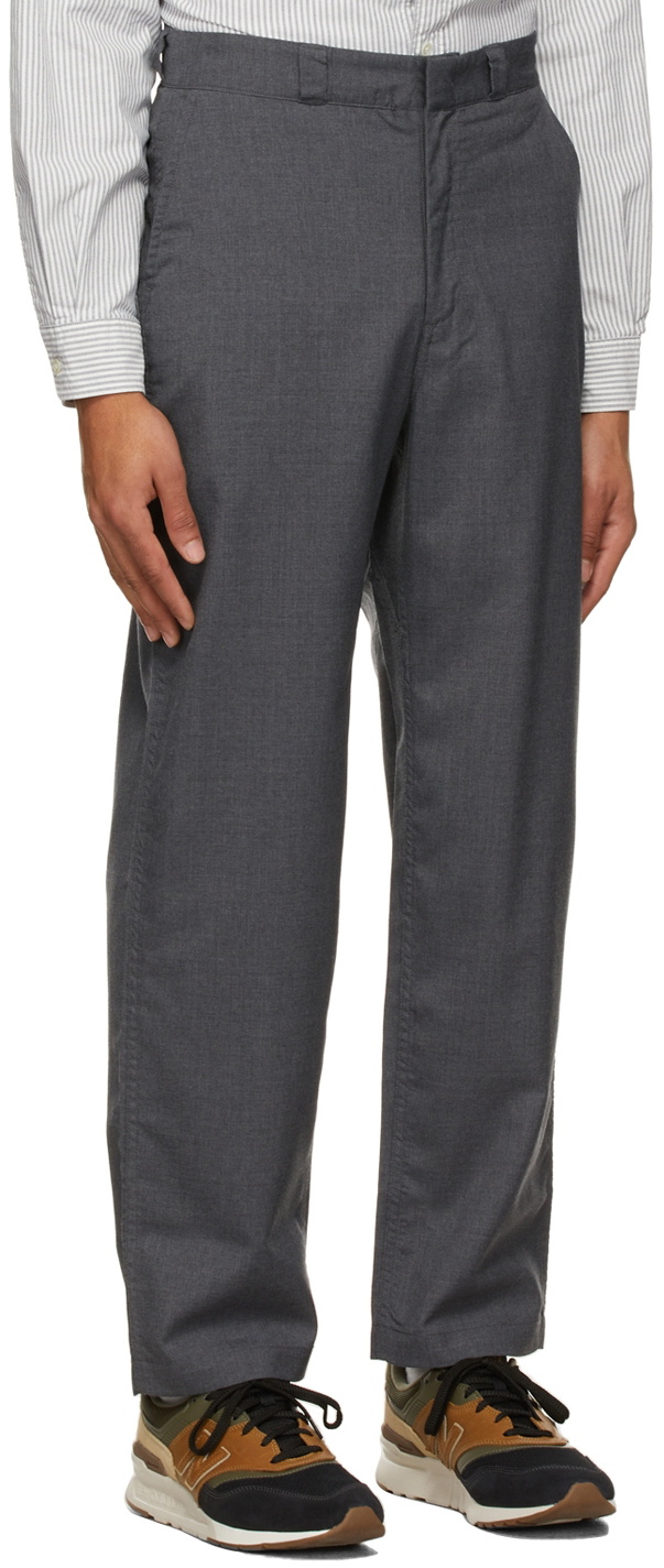 Nanamica Grey Club Trousers Nanamica