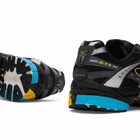 Brooks Men's Adrenaline GTS 10 Sneaker in Black/Ebony/Aquarius