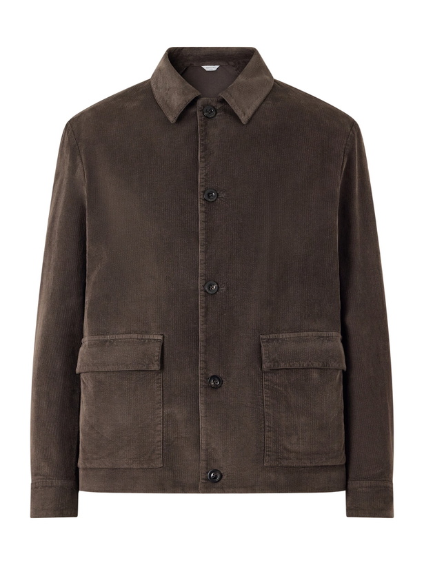 Photo: Boglioli - Cotton-Blend Corduroy Overshirt - Brown