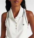 Tory Sport Cotton piqué minidress