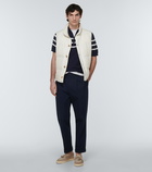 Brunello Cucinelli Striped cotton top