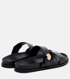 Tory Burch Romy Sport leather slides