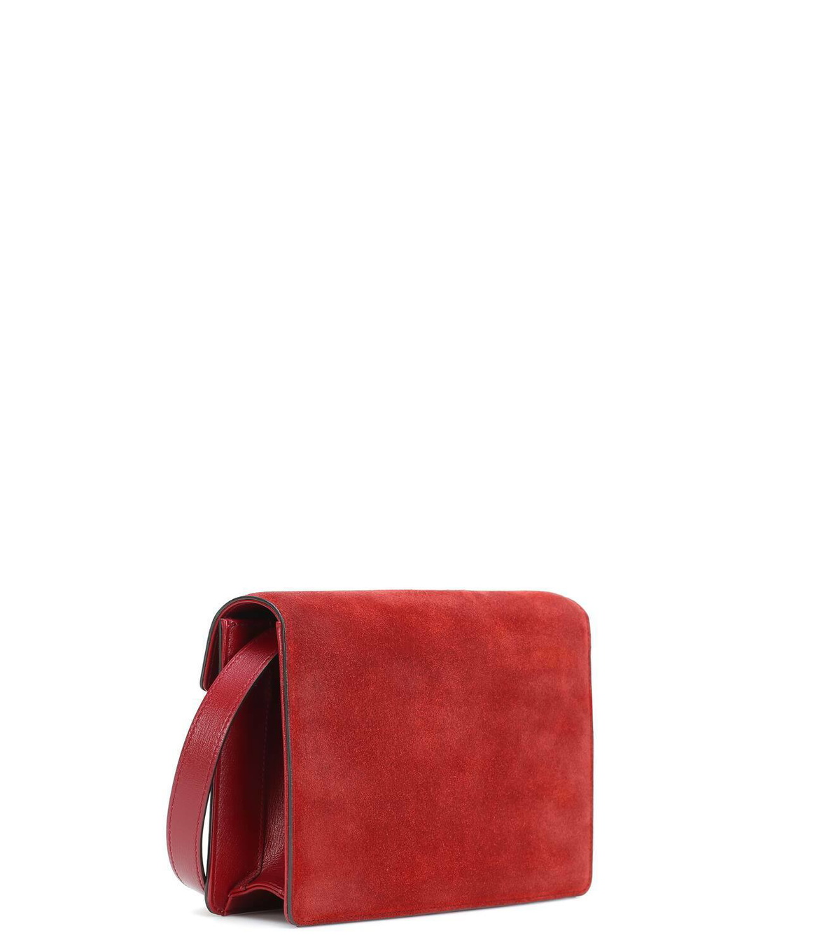 Gucci GG Ring Small suede shoulder bag